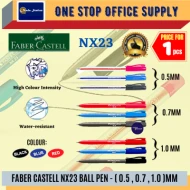 FABER CASTELL NX23 BALL PEN - 0.5MM ( BLUE COLOUR 50's )