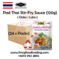 Lobo (Globo) Pad Thai Stir-Fry Sauce [Halal] 120g (1 Carton 24 packets)