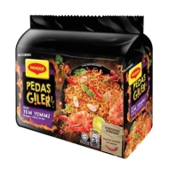 Maggi Pedas Giler Tom Yummz 5 x 76 gm Instant Noodle