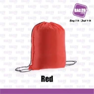 Bag2u Drawstring Bag (Red) MP011 (5 Grams Per Unit)