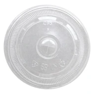 92mm PET Flat Lids (1000 Units Per Carton)