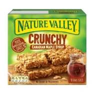 NATURE VALLEY Crunchy Bars - Canadian Maple Syrup 252gm (12 Boxes per Carton) Imported from United States