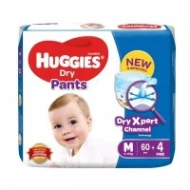 [PRE ORDER ONLY ETA 12-14 Working Days] HUGGIES DRY PANTS SUPER JUMBO PACK M60