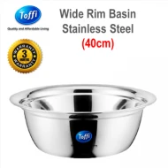 [TOFFI] 40cm Basin Extra Thick 0.06cm Stainless Steel (K4440)