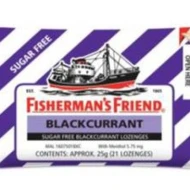 FISHERMAN'S FRIEND Sugar Free Blackcurrant 25gm Pack (24 Units Per Carton)