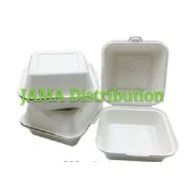Biodegradable and Compostable Burger Box (600 Units Per Carton)