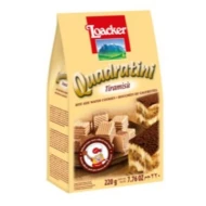 LOACKER Quadratini Tiramisu 220gm Pack (18 Units Per Carton)