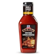 McCORMICK Grill Mates Vintage Smoked House BBQ Sauce 500gm Unit (8 Units Per Carton)
