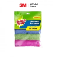 3M Scotch-Brite General Purpose Microfiber Cloth Value Pack (5 Pcs Pack)