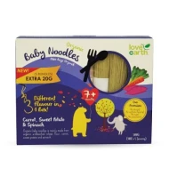 Organic Baby Noodles Carrot, Sweet Potato    Spanich 180G (30G X 6 Serving) (12 Units Per Carton)
