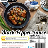 [HALAL - Lioco Food] Garlic Black Pepper Paste (Ready To Eat - Marketplace Harian) (24 Pack Per Outer)