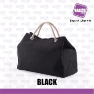 Bag2u Shopping Bag (Black) SB501 (1000 Grams Per Unit)