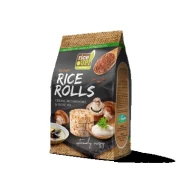 RICEUP - RICE ROLLS with CREAM & MUSHROOMS & OLIVE OIL 50g (18 Units Per Carton)