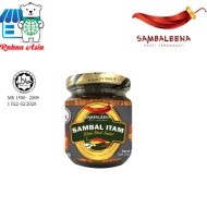 Sambaleena Sambal Itam Bilimbi Black Sambal (150 gm)