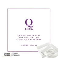 Silver Leaf 25 leaves (4x4) (1 Units Per Carton)