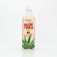 HALAL BUZZY BEE Aloe Vera Sugar Free Drink Strawberry Flavor 1x24 bottles (500ml each)
