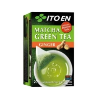 Ito En Matcha Green Tea Ginger 20s (20 Teabags Per Box) (8 Boxes PerCarton) (160 Units Per Carton)