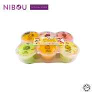 Nibou (NBI) Soya Fruits with Layer Jelly Assorted 1 (110gm x 6's x 16)