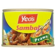 [PRE ORDER ONLY ETA 12-14 Working Days] YEOS PRAWN SAMBAL 160G x 24 (24 Units Per Carton)