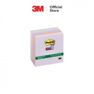 3M Post-it Recycled Super Sticky Notes Cube 3x3 (90s x 5 Pads) Bali