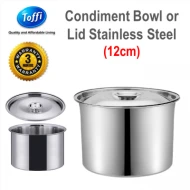 [TOFFI] 12cm Deep Condiment Bowl Stainless Steel (K7612)