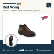 RED WING STYLE #8212 MEN'S SUPERSOLE 5-INCH BOOT