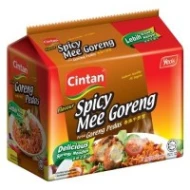 [PRE ORDER ONLY ETA 12-14 Working Days] CINTAN MI GORENG SPICY 75Gx5 (6 Units per Carton)