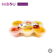 Nibou (NBI) DADIH Fruits Flavour Pudding with Nata De Coco Assorted (110gm x 6's x 16)