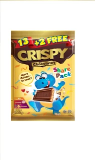 CRISPY SHARE PACK 11G (13+2'S) (15 Units Per Carton)