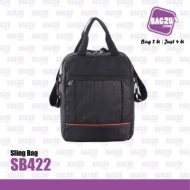 Bag2u Sling Bag (Black) SB422 (1000 Grams Per Unit)