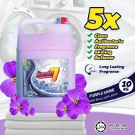 JASMIN 7 LIQUID DETERGENT 5IN1 10L - PURPLE SHINE 1X5