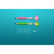 MOP TOPPERS - Stylus Ball Pen w/ Screen Cleaner  (500 Units Per Carton)