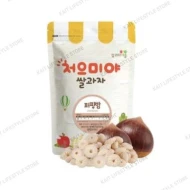 SSALGWAJA Organic Baby Puffing Snack (50g) [9 Months] - Chestnut