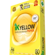 IK Yellow A4 paper 80 gsm (5 reams per carton)
