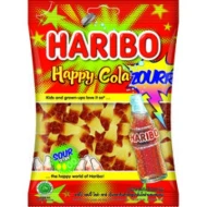 HARIBO Gummies Happy Cola ZOURR 80gm Pack (24 Units Per Carton)