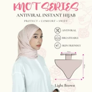Knot Series Antiviral Instant Hijab - One Size