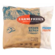 [PRE ORDER ONLY ETA 12-14 Working Days] Farm Frites Onion Rings Breaded 1kg