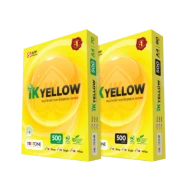 A4 Paper IK Yellow 80gsm Copier Paper (500's Ream)