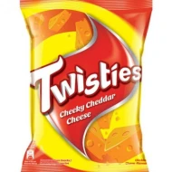 TWISTIES CHEDDAR CHEESE 60g 6 X 10 X 60G