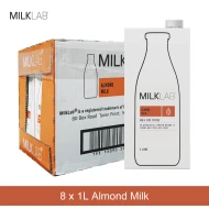 MILKLAB UHT ALMOND MILK 1L X 8