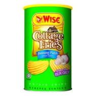 WISE Cottage FriesOnion Garlic 90gm Canister (12 perCarton) (12 Units Per Carton)