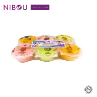 Nibou (NBI) YOURGURT Fruity Pudding with Nata De Coco Assorted (80gm x 6's x 18)