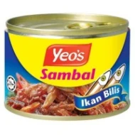 [PRE ORDER ONLY ETA 12-14 Working Days] YEOS SAMBAL IKAN BILIS 160G x 24 (24 Units Per Carton)