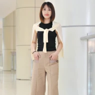 MTM Ladies Cardigen Shawl(88-3453)-Apricot(F)