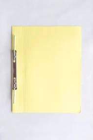 Lion File Affordable (200gsm) Manila Files with Spring Mechanism - Yellow Colour (200 Units Per Carton)