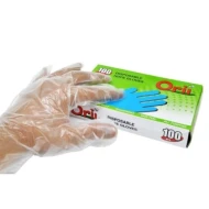 Orii HDPE Disposable Plastic Glove Sarung Tangan Free Size