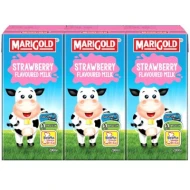 Marigold UHT MILK STRAWBERRY 6 x 200ml*