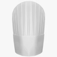 PAPER CHEF HAT WHITE (30CM & 23CM)