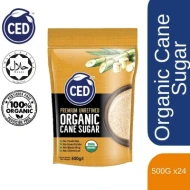 CED ORGANIC SUGAR 500G X 24