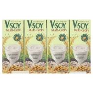 V-Soy Multi Grain Soya Bean Milk 4 x 200ml